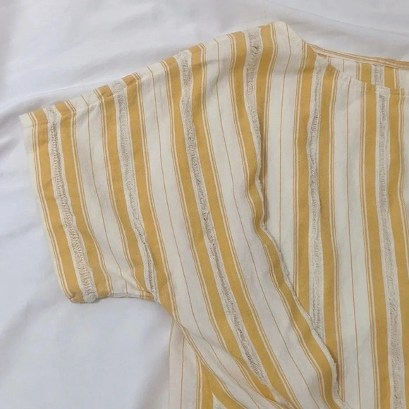 Lou & Grey Skip Doppy Tie-Front Top, Color Texas Sun Size M - Picture 4 of 11